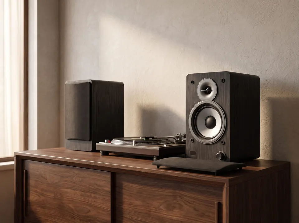 YE-B341 — Active Bookshelf Speakers
