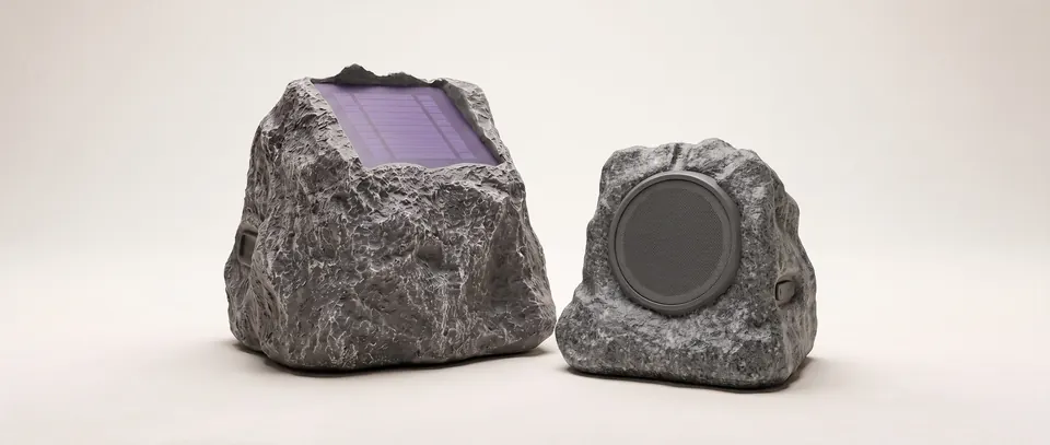 YE-BR91PS — Outdoor Rock Speaker · Solar