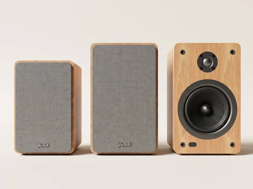YE-B342 — Powered Bookshelf Speakers